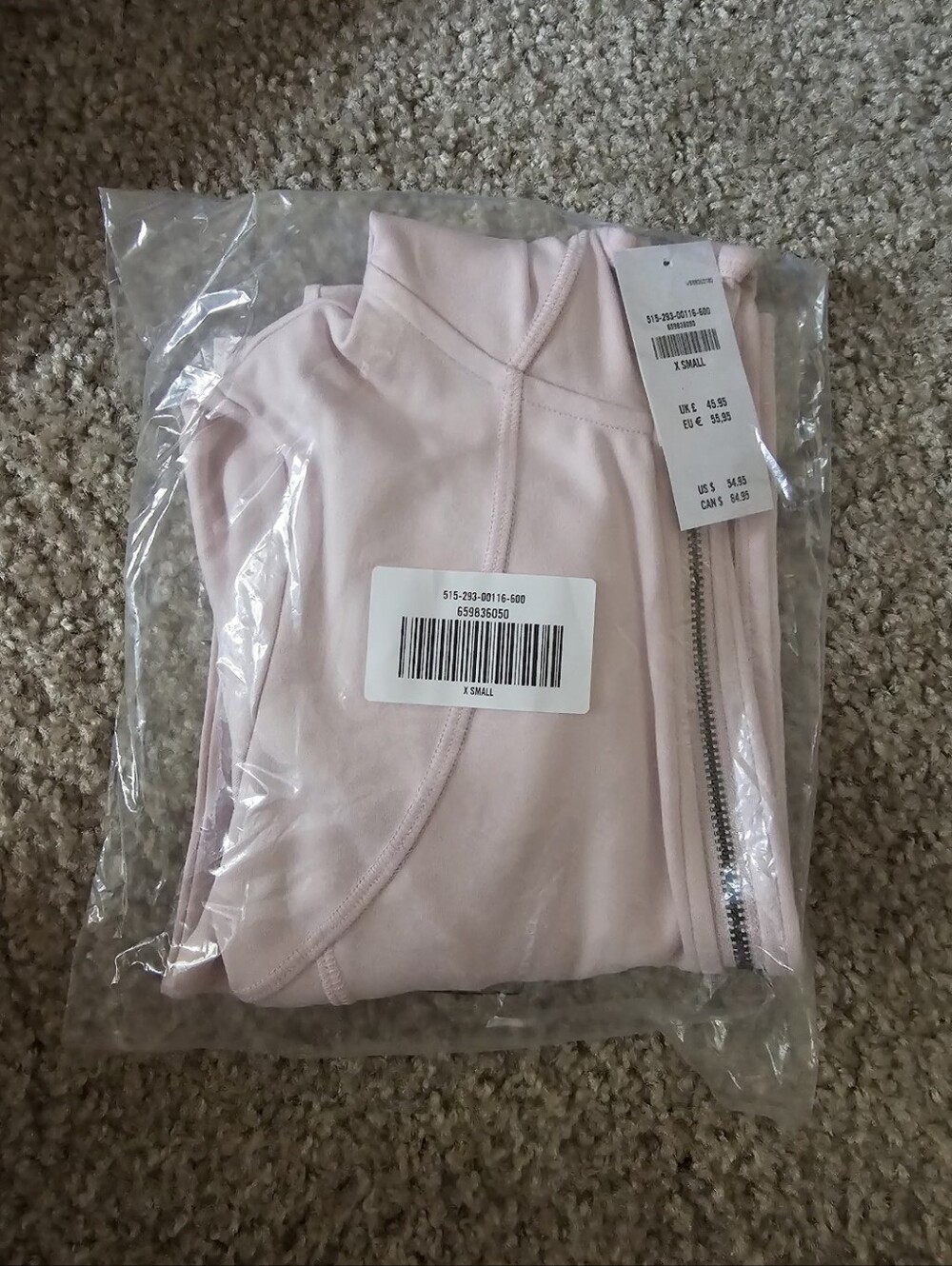 Gilly Hicks Active Recharge Hooded Crop Zip-Up Top SKU: 659836050 Petal XS